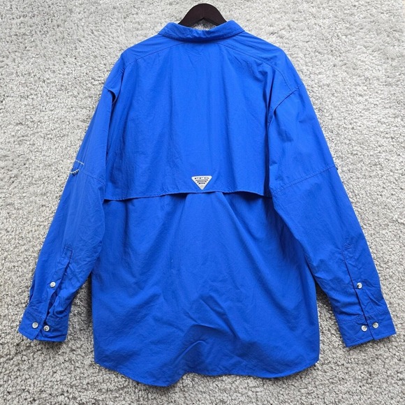 Columbia Bahama Shirt Men XL Button Omni Shade PFG Vented Fishing UPF 50 New - Picture 7 of 12